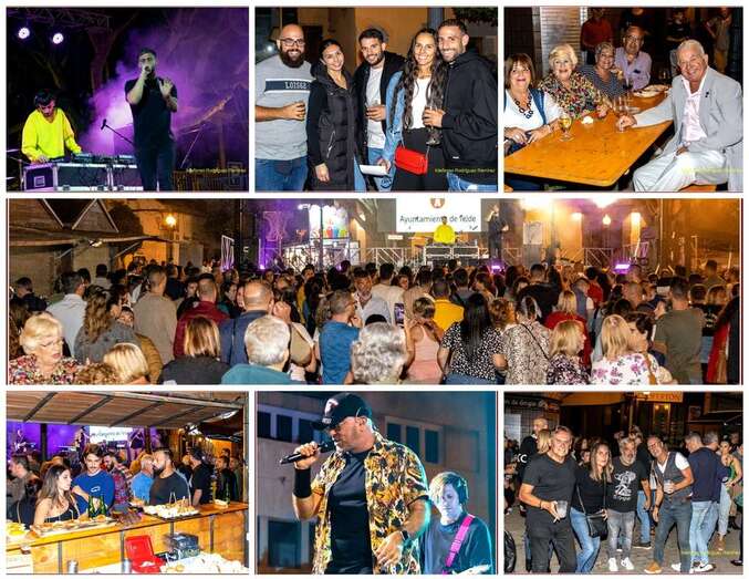 Collage de fotos de los actos de anoche en Los Llanos/Ildefonso Rodríguez.